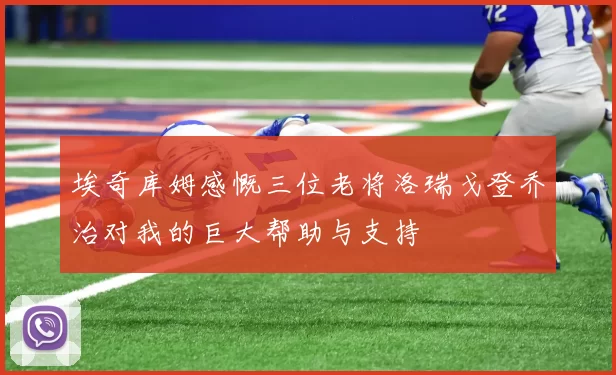 埃奇库姆感慨三位老将洛瑞戈登乔治对我的巨大帮助与支持